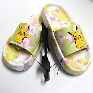 New GroundUp Multi Color Women's Size 7 Pokemon Slides